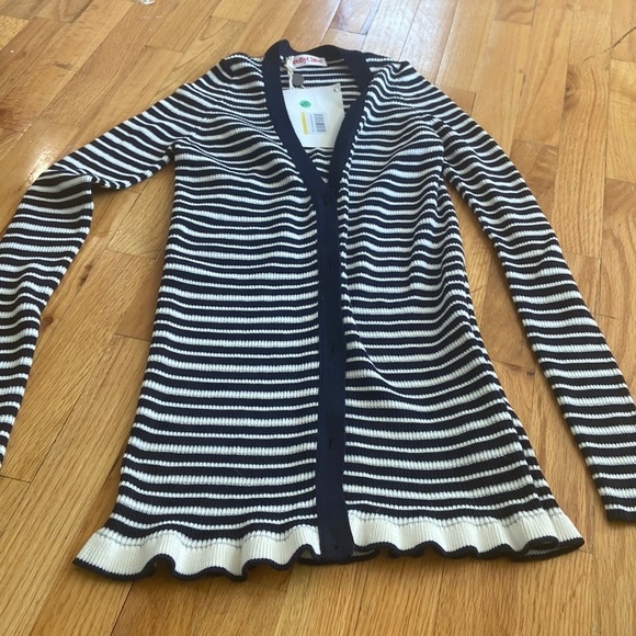 Women’s SeeByChloe cardigan. Blue/white/silver. Size 42 - Picture 1 of 10